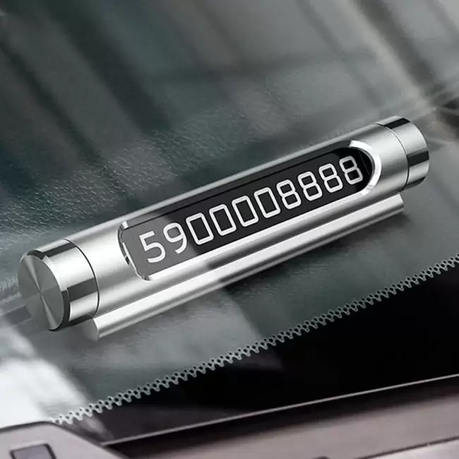 автовизитка Cartage серебристая