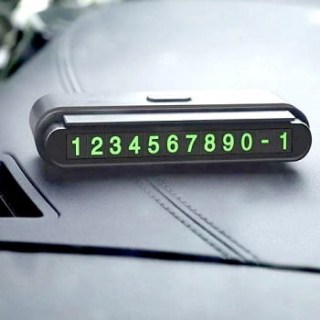 Автовизитки с держателем для номера телефона  купить