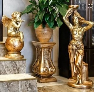 Декор, фигуры, статуэтки, скульптуры, подставки из полистоуна купить