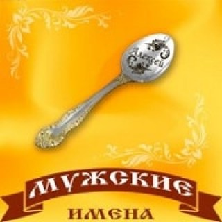 Ложки с мужскими именами купить