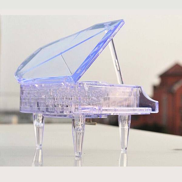 Объемный 3D пазл «Рояль» прозрачная 29 деталей Минск +375447651009