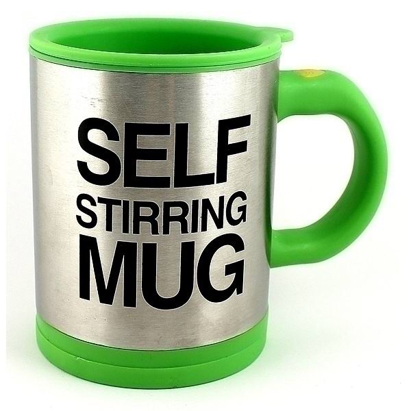 Кружка мешалка «Self mug» зеленая купить