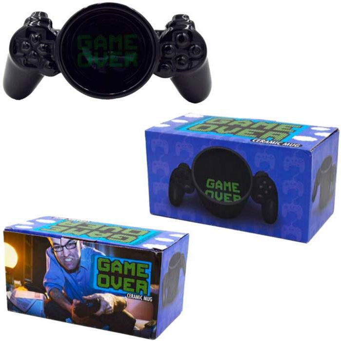 Кружка-джойстик для геймера «Game Over» фото