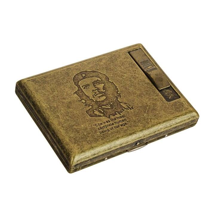 Уценка! Портсигар 2 в 1 «Чегевара» с зажигалкой от USB фото