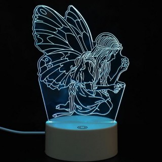 3D светильник «Фея» от USB, 7 режимов цвета купить