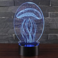3D светильник «Медуза» от USB купить в Минске +375447651009