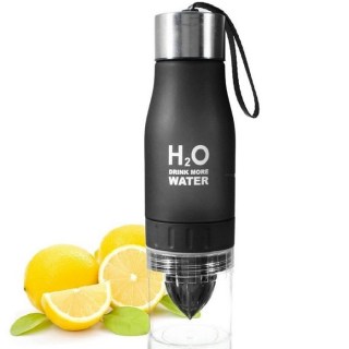 Бутылка для воды «H2O Drink More Water» черная купить