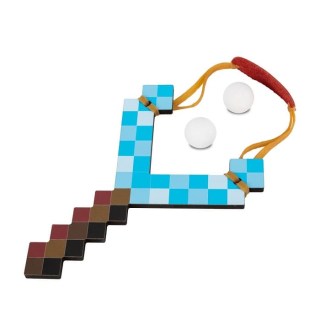 Алмазная рогатка Майнкрафт (Minecraft) с фигуркой купить
