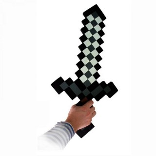 Алмазный меч Minecraft черно- белый 60 см. фото