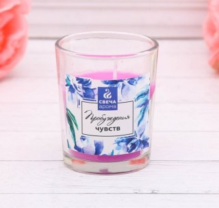 Аромасвеча «Пробуждение чувств» цветочное ассорти купить