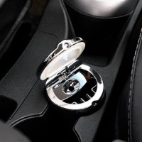 Автомобильная пепельница с подсветкой «Torso» серебристая  Минск +375447651009