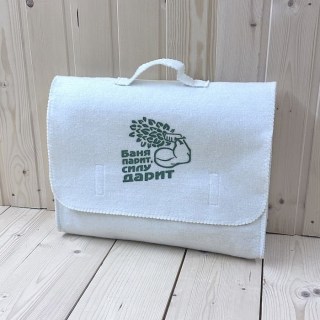 Банный набор в портфеле «Баня парит, силу дарит» 5 в 1 фото