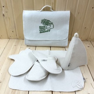 Банный набор в портфеле «Баня парит, силу дарит» 5 в 1 купить