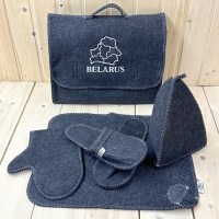 Банный набор в портфеле «BELARUS» 5 в 1 Минск +375447651009