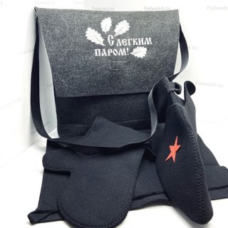 Банный набор в портфеле «С легким паром!» фото