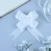 Бант для подарочной упаковки «Бабочка» цвет белый купить Минск +375447651009