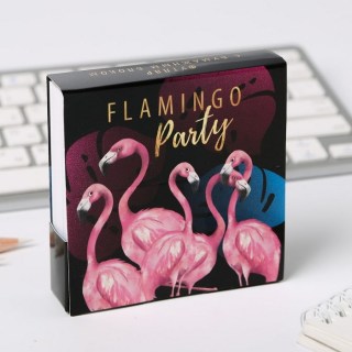 Блок для записей «Flamingo Party» в футляре купить