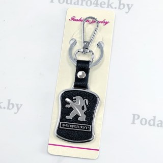 Брелок для ключей с маркой автомобиля «Peugeot» купить