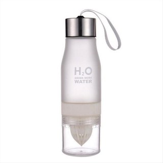 Бутылка для воды «H2O Drink More Water» белая купить