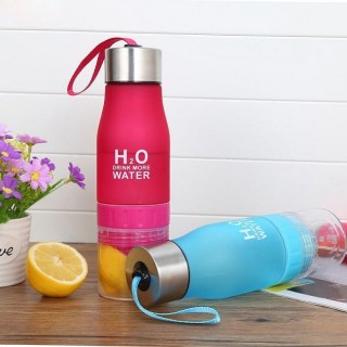 Бутылка для воды «H2O Drink More Water» розовая купить