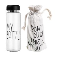Бутылка для воды My Bottle (Май Боттл) черная с чехлом купить Минск