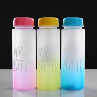 Бутылка для воды «My Bottle» розовая матовая фото