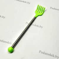 Чесалка для спины телескопическая «Лапа» цвет салатовый Минск +375447651009