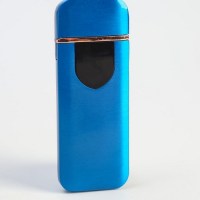 Электронная USB-зажигалка «LIGHTER» синий глянец Минск +375447651009