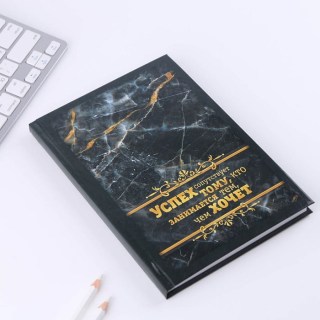 Ежедневник в твердой обложке «Успех в делах» А5, 80 л купить