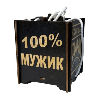 Головоломка для бутылки «100% МУЖИК» фото