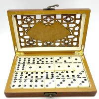 Игра «Домино» в деревянной коробке купить в Минске +375447651009