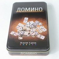 Игра «Домино» в металлической коробке купить в Минске 