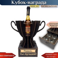 Именной кубок «Павел, Ты лучший!» мини-бар Минск +375447651009