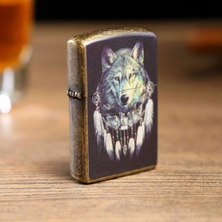 USB зажигалка импульсно-дуговая «Волк» фото