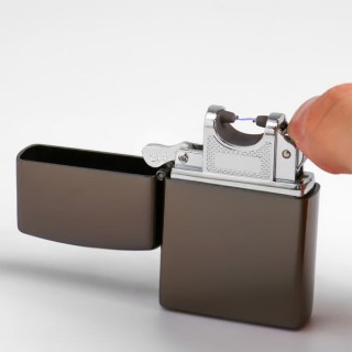 Импульсно-дуговая зажигалка USB черный  купить