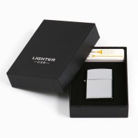 Импульсно-дуговая зажигалка USB «Зеркальный узор» цвет серебристый Минск +375447651009