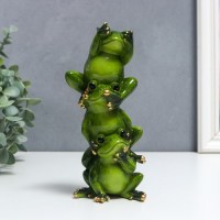 Интерьерная фигура сувенир лягушки «Не вижу, не слышу, не скажу» Минск +375447651009