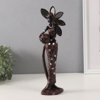 Интерьерная фигурка из полистоуна «Африканка с кувшином» Минск +375447651009