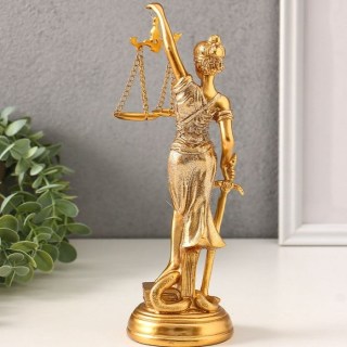 Интерьерная статуэтка «Фемида в золотом одеянии» 25 см фото