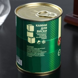 Камни для виски «Мужик не понижает градус» 9 штук в банке фото