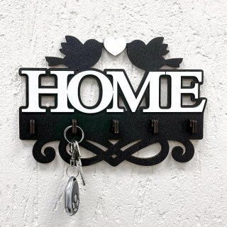 Ключница с птицами «HOME» 5 крючков, вид №1 купить
