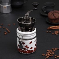 Кофемолка ручная «Coffee Beans» круглая купить в Минске +375447651009