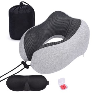 Подголовник с эффектом памяти «COMFORT» +маска, беруши, чехол купить