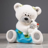 Копилка для монет «Белая медведица» купить в Минске +375447651009