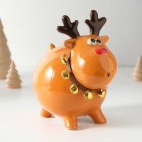 Копилка для монет «Олень с бубенчиками» 9 х 14 х 15 см Минск +375447651009