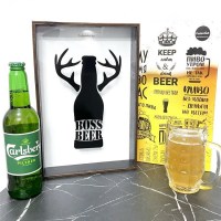 Копилка для пивных крышек «BOSS BEER» Минск