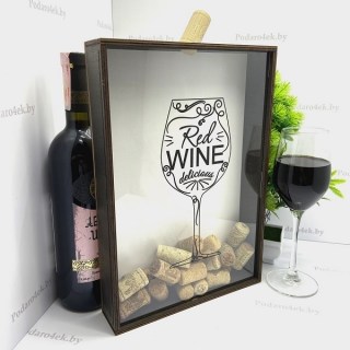 Копилка для винных пробок «Red WINE» купить
