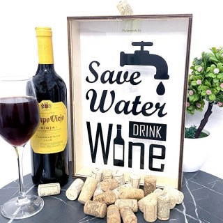 Копилка для винных пробок «Save water- drink Wine» купить