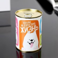 Копилка консервная банка «Большие планы» купить в  Минск +375447651009