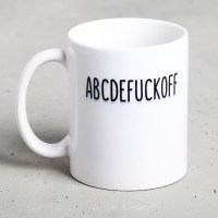 Кружка «ABCDEFoff» с единорогом 300 мл. купить в Минске +375447651009